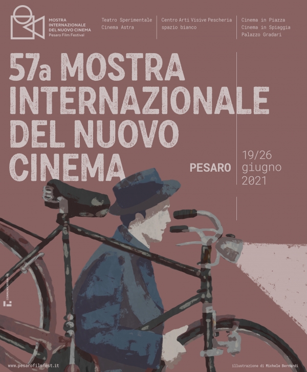 A beacon (of cinema) in the night: Michele Bernardi designs the poster of the 57 th Pesaro Film Festival